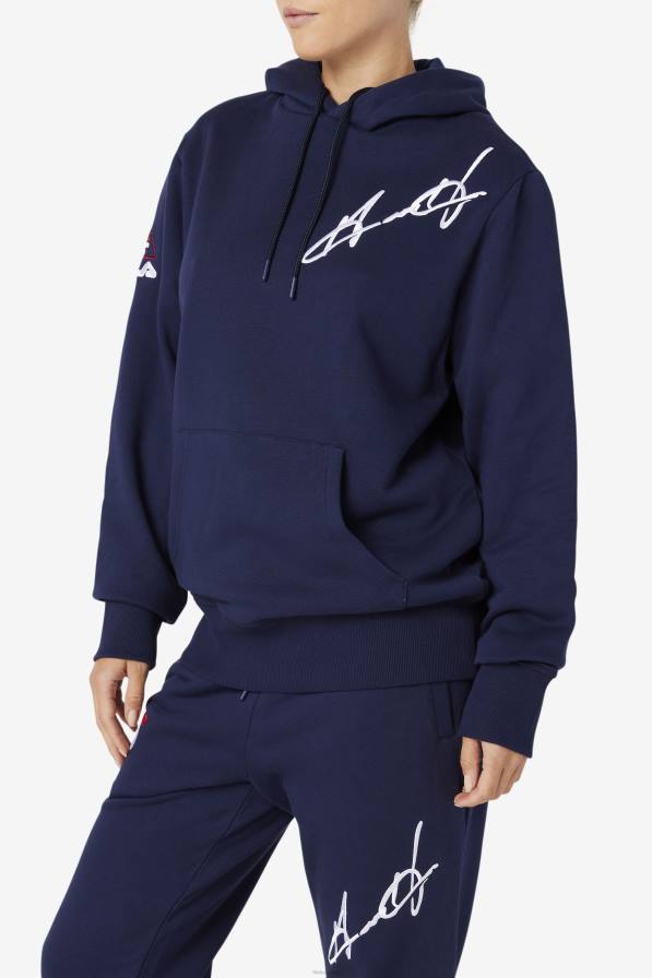 2HNL474 военноморски флот FILA navy grant hill lazarus hoodie fila
