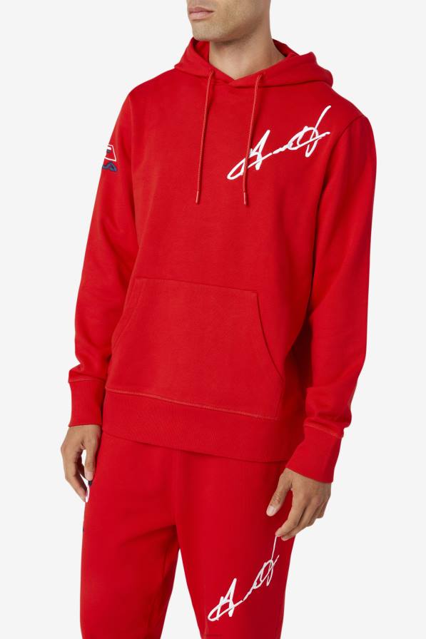 2HNL475 червен FILA fila grant hill lazarus hoodie червено
