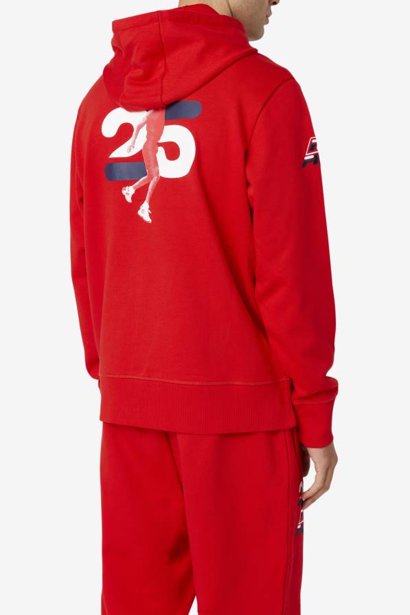 2HNL475 червен FILA fila grant hill lazarus hoodie червено