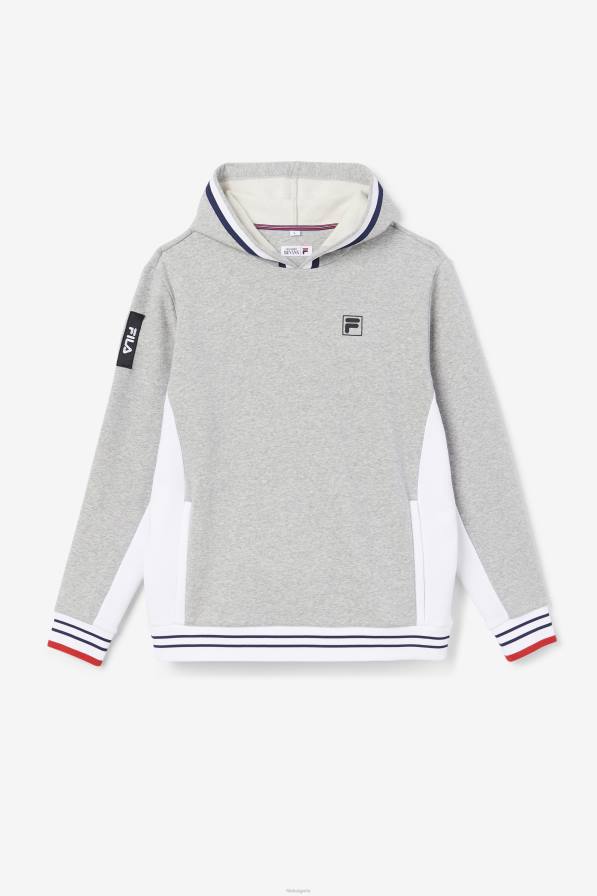 2HNL481 хедър сиво FILA fila bevans парк hoodie хедър сиво