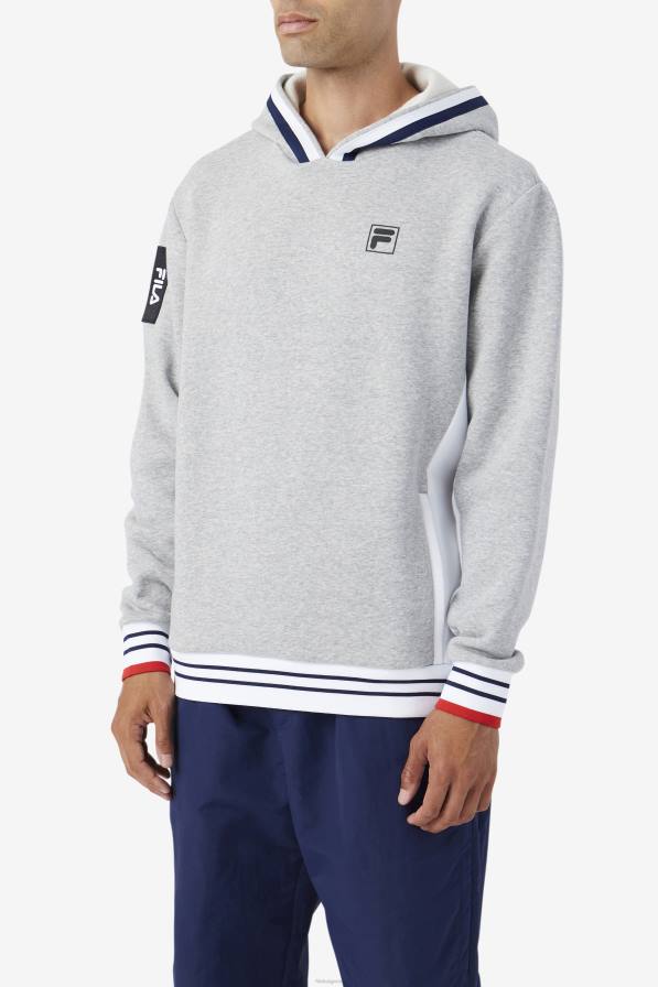 2HNL481 хедър сиво FILA fila bevans парк hoodie хедър сиво