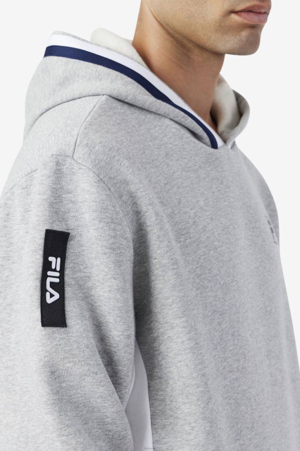 2HNL481 хедър сиво FILA fila bevans парк hoodie хедър сиво