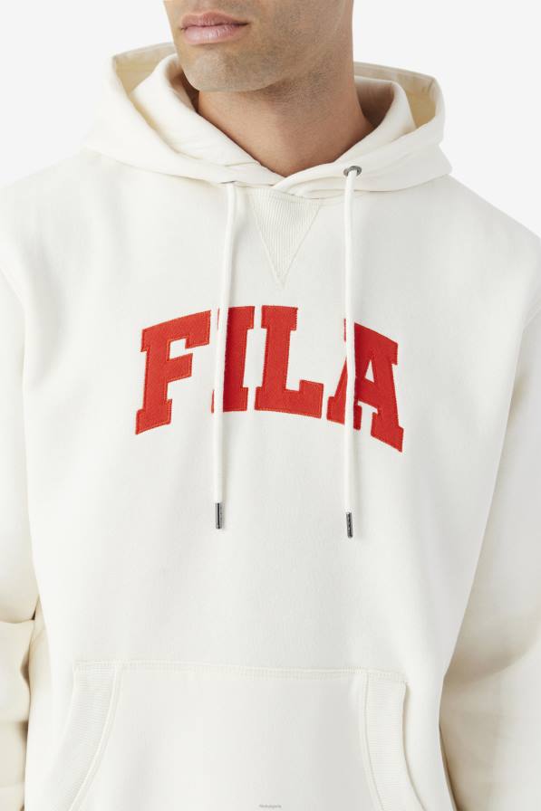2HNL493 гардения/огненочервено FILA fila brook hoodie гардения/огнено червено