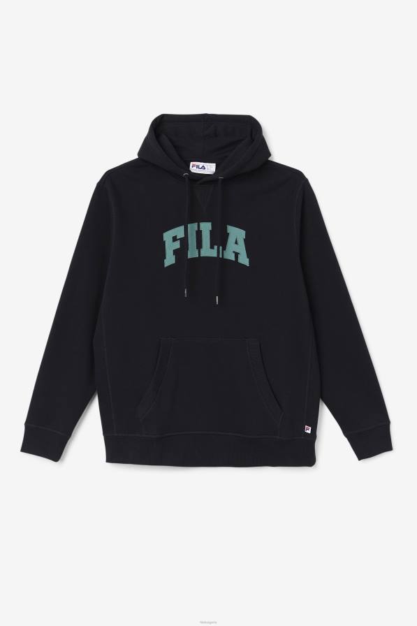2HNL494 черен/син смърч FILA Brook hoodie фила черен/син смърч