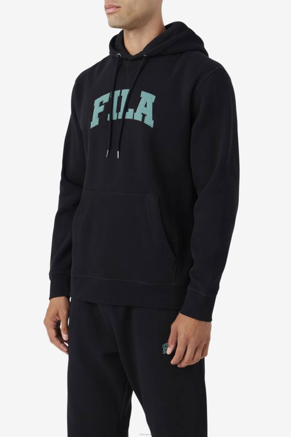 2HNL494 черен/син смърч FILA Brook hoodie фила черен/син смърч
