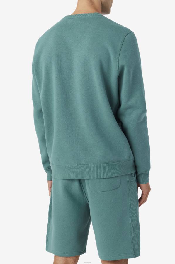 2HNL499 син смърч/мимоза FILA fila kory суичър с деколте син смърч/мимоза