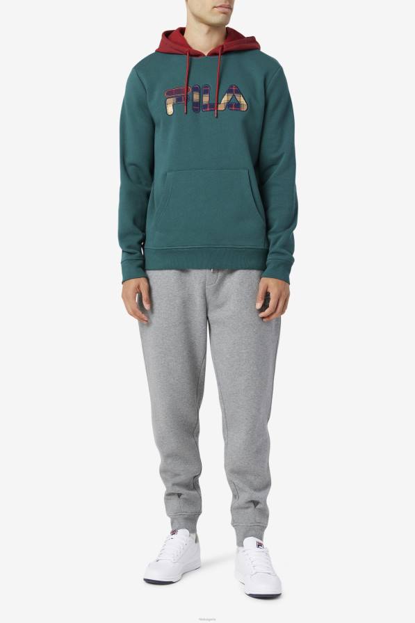 2HNL511 юнска буболечка/ревен/шафран FILA fila harnoop hoodie юни буболечка/ревен/шафран