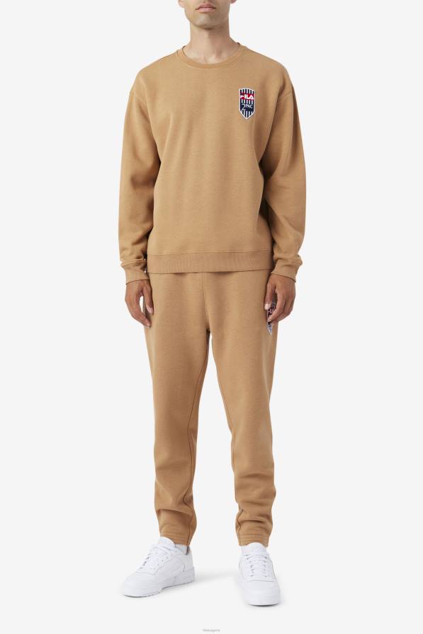 2HNL514 тютюнево кафяво FILA fila тютюнево кафяво 2pac флис пач екипаж