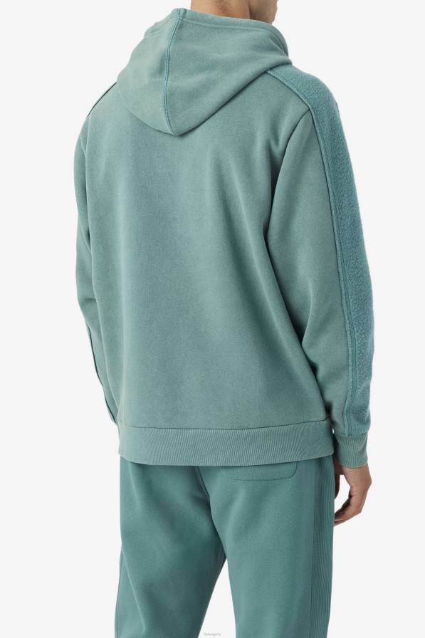 2HNL517 син смърч/мимоза FILA fila bryson винтидж пране качулка син смърч/мимоза