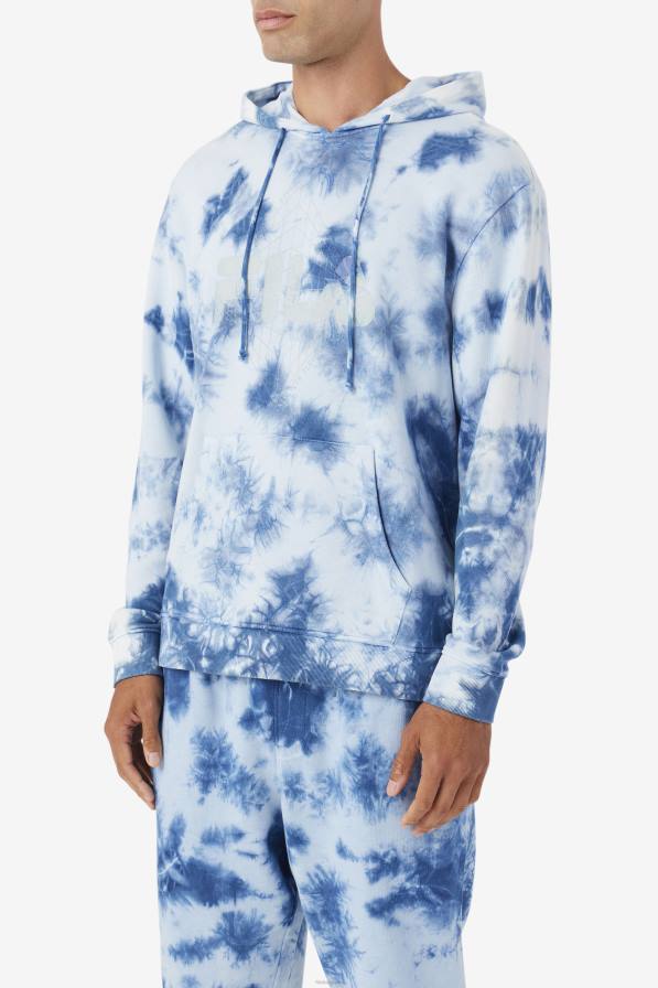 2HNL521 синя майолика/камък FILA moshi hoodie majolica blue/stone fila