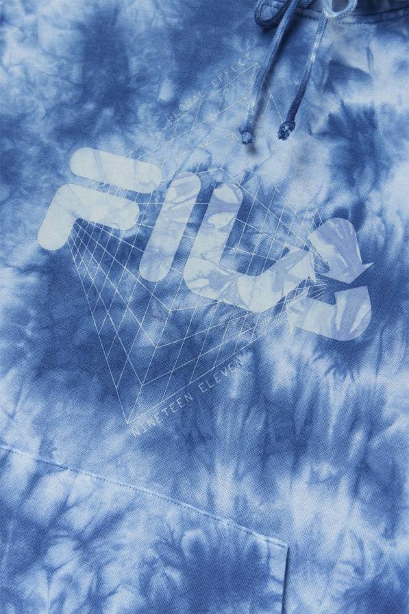 2HNL521 синя майолика/камък FILA moshi hoodie majolica blue/stone fila