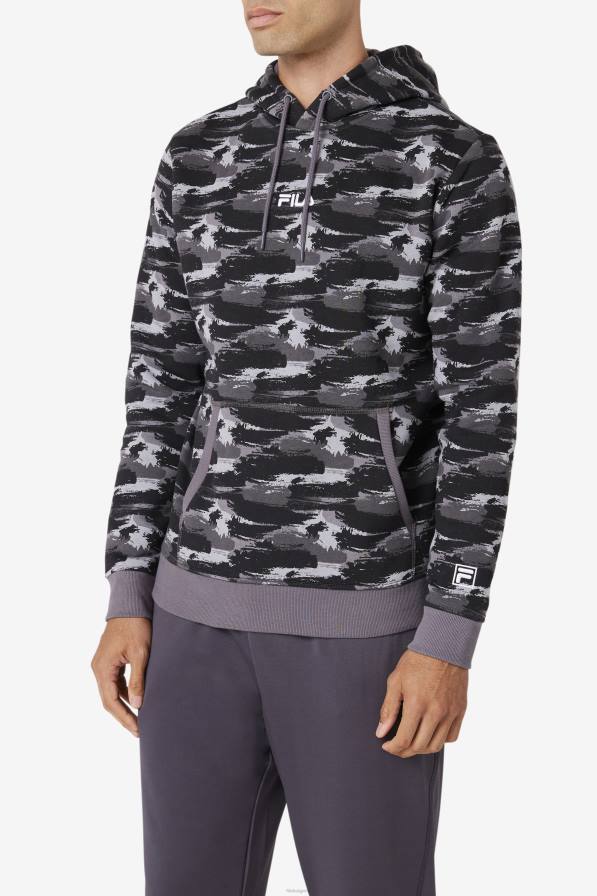 2HNL523 камуфлаж при гръмотевична буря FILA fila seneca hoodie thunderstorm camo