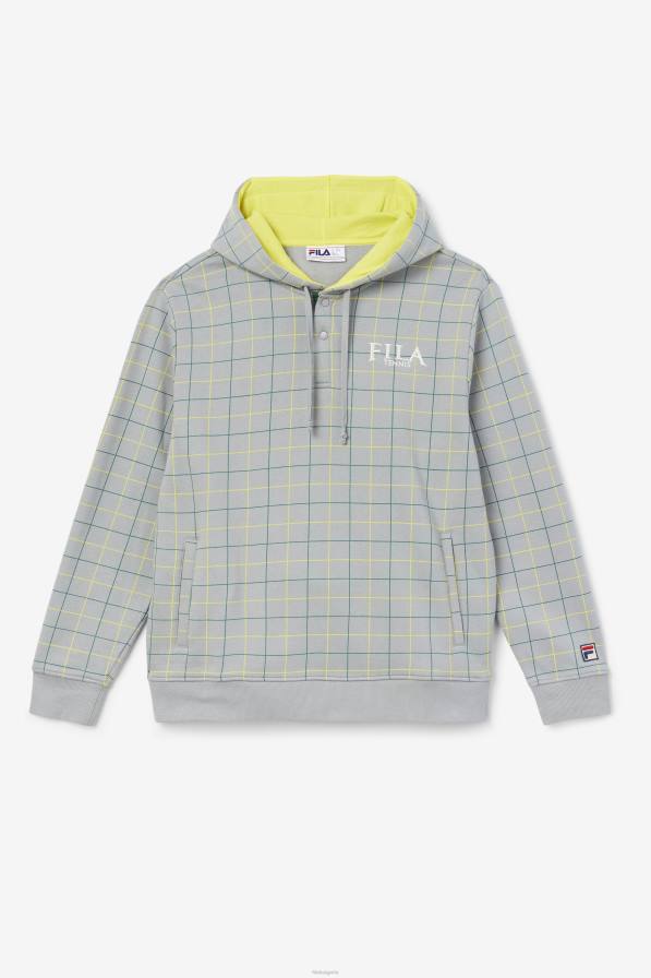 2HNL524 паметник/жълт/юнски бъг FILA rish hoodie fila monument/yellow/june bug