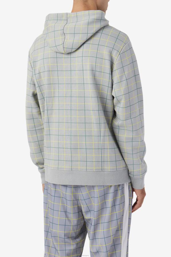 2HNL524 паметник/жълт/юнски бъг FILA rish hoodie fila monument/yellow/june bug