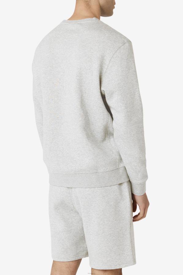 2HNL529 сив пирен/бял FILA fila garran crew сив хедър/бял