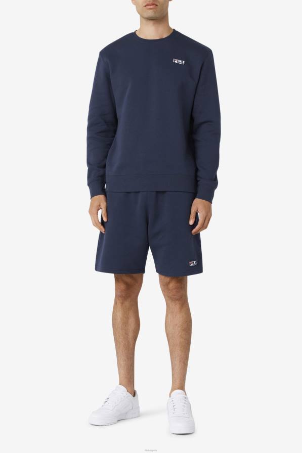 2HNL533 тъмносиньо/бяло FILA garran crew тъмно/бяла фила