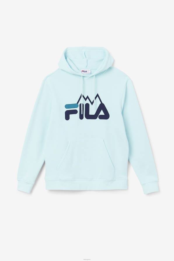 2HNL544 ледено водно/морско/дълбоко езеро FILA fila iced aqua/navy/deep lake nan hoodie