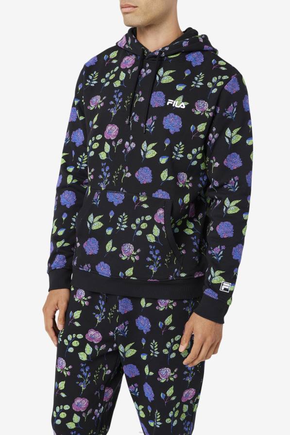 2HNL549 черен FILA черна качулка fila ashokane