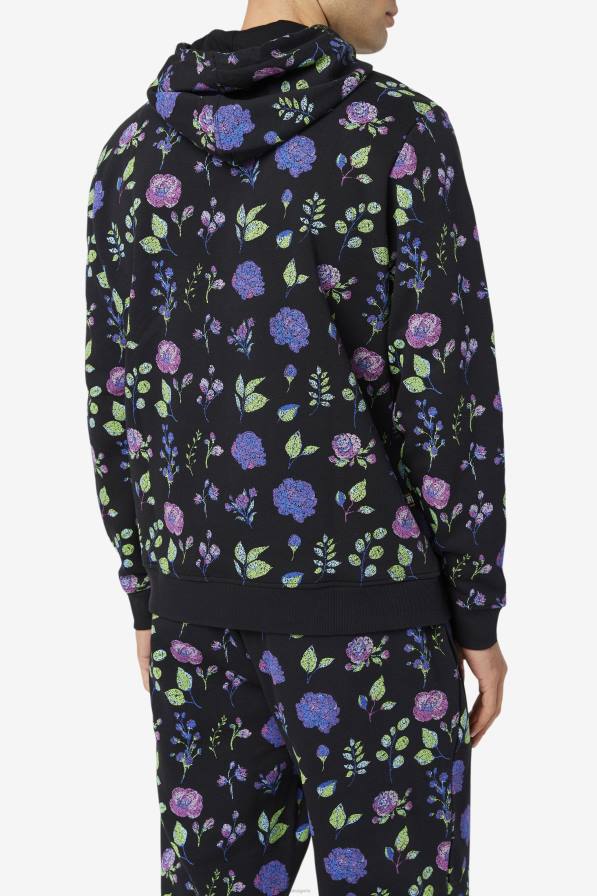 2HNL549 черен FILA черна качулка fila ashokane