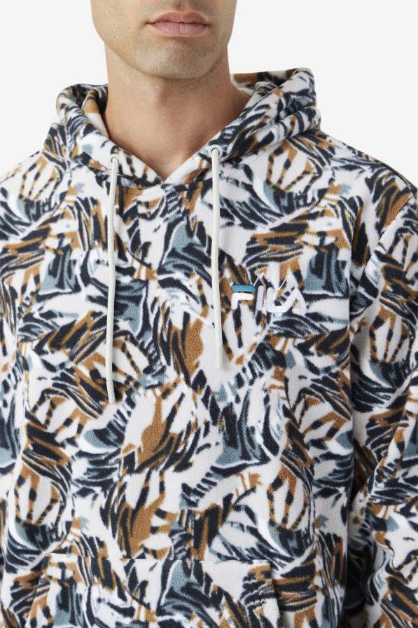 2HNL552 печат на пристанищна мъгла FILA пристанищна мъгла печат dinn hoodie fila