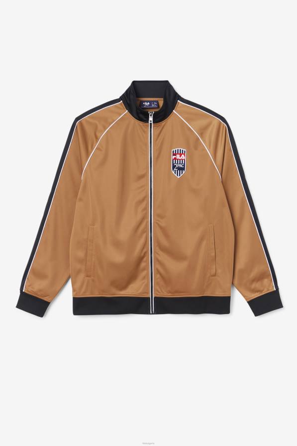 2HNL892 тютюнево кафяво/черно/бяло FILA яке fila tobacco brown/black/white 2pac