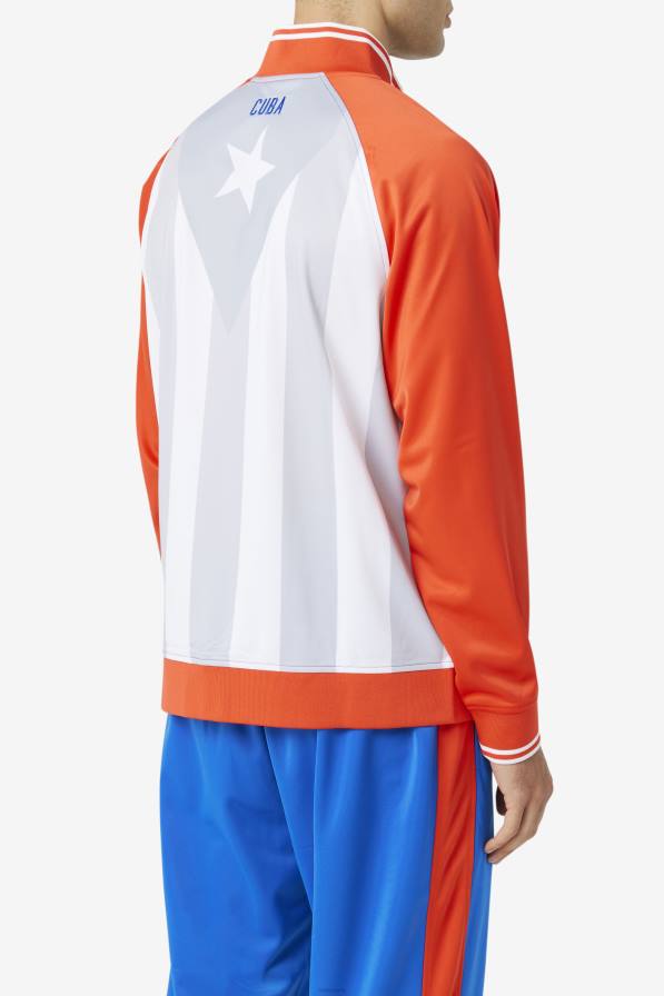 2HNL914 огнено червено/бяло/синьо FILA кубинка фила огнено червено/бяло/синьо