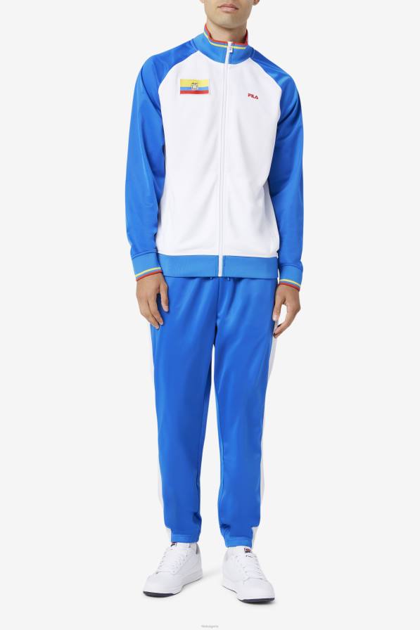 2HNL920 бяло/синьо/огнено червено/жълто FILA еквадорско спортно яке fila бяло/синьо/огнено червено/жълто