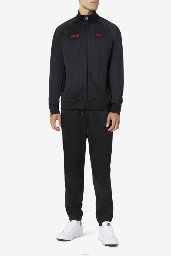 2HNL925 черно/червено FILA спортно яке fila albania черно/червено