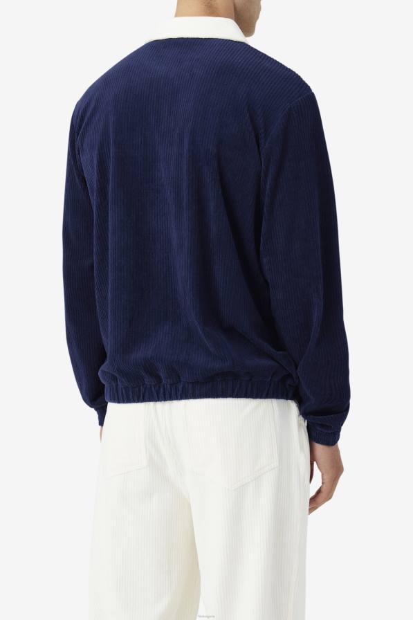 2HNL937 флот/чапла/червена FILA fila gerard велур яке тъмно/чапла/червено