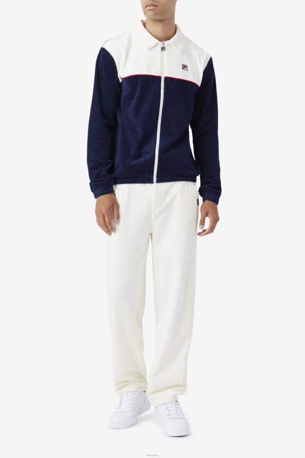 2HNL937 флот/чапла/червена FILA fila gerard велур яке тъмно/чапла/червено