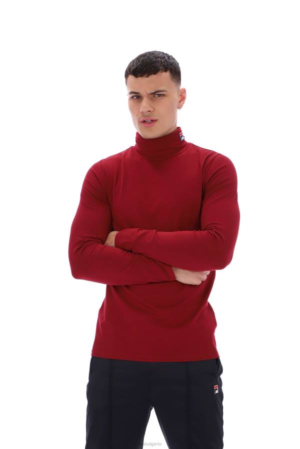 2HNL3332FILA 19-ти класически пуловер с деколте фила