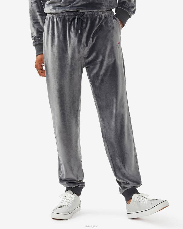 2HNL2506 черна стрида FILA унисекс панталони от трепетлика fila black oyster