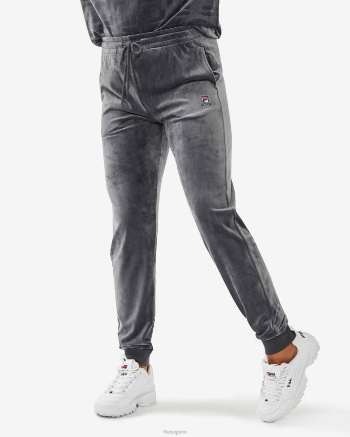 2HNL2506 черна стрида FILA унисекс панталони от трепетлика fila black oyster