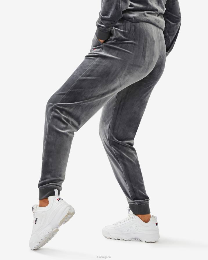 2HNL2506 черна стрида FILA унисекс панталони от трепетлика fila black oyster