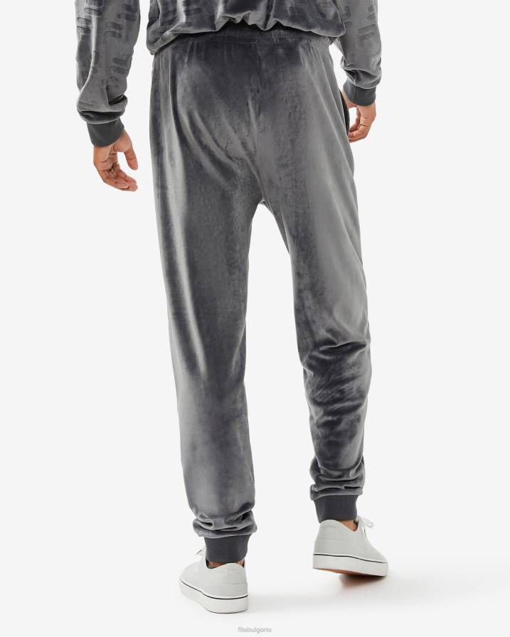 2HNL2506 черна стрида FILA унисекс панталони от трепетлика fila black oyster