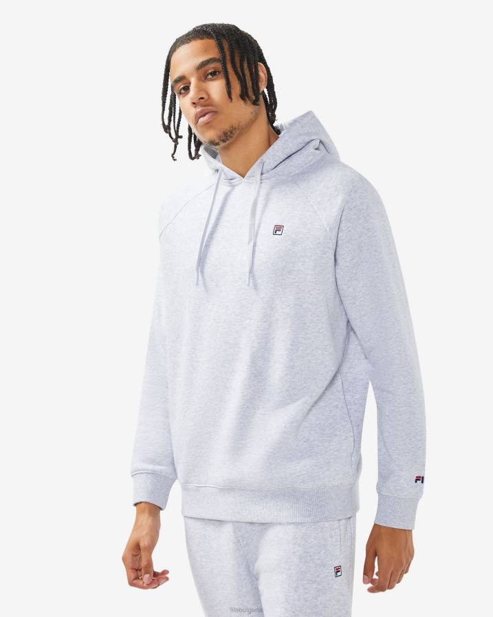 2HNL2510 светлосив мергел FILA унисекс значка 3.0 качулка фила светло сиво мраморно