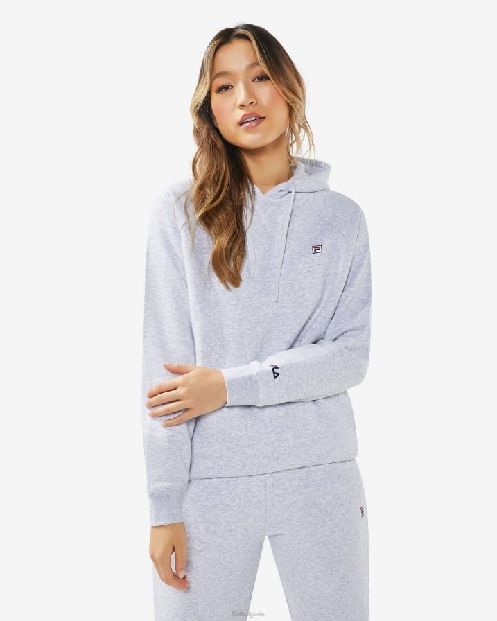 2HNL2510 светлосив мергел FILA унисекс значка 3.0 качулка фила светло сиво мраморно