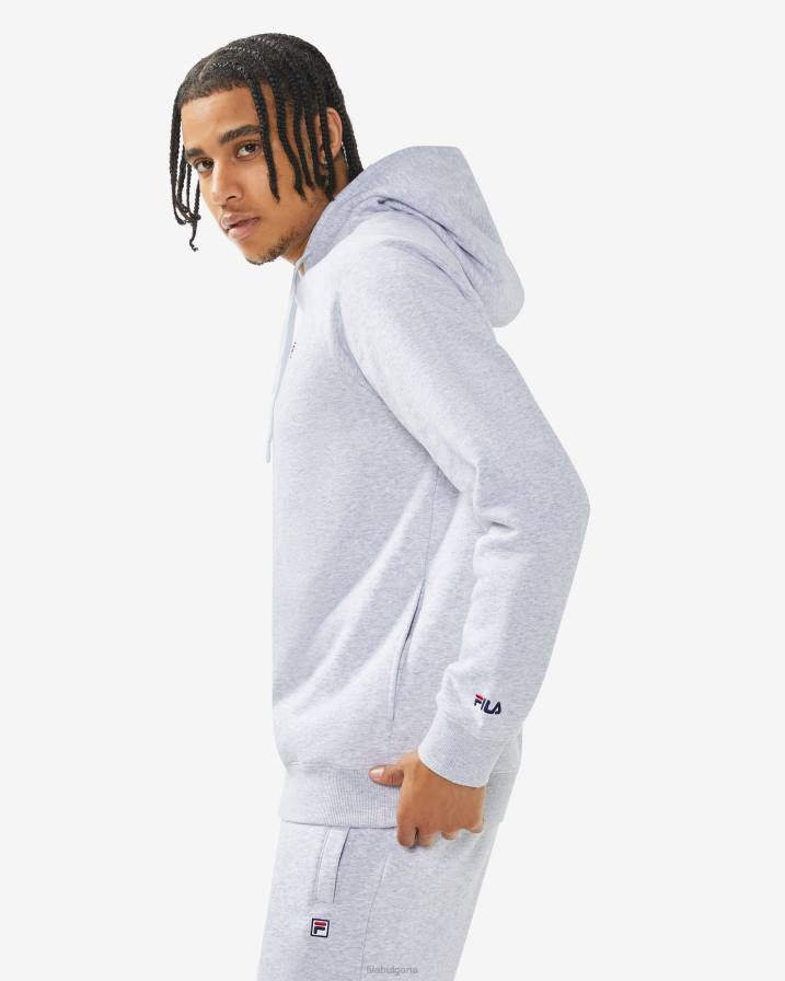 2HNL2510 светлосив мергел FILA унисекс значка 3.0 качулка фила светло сиво мраморно
