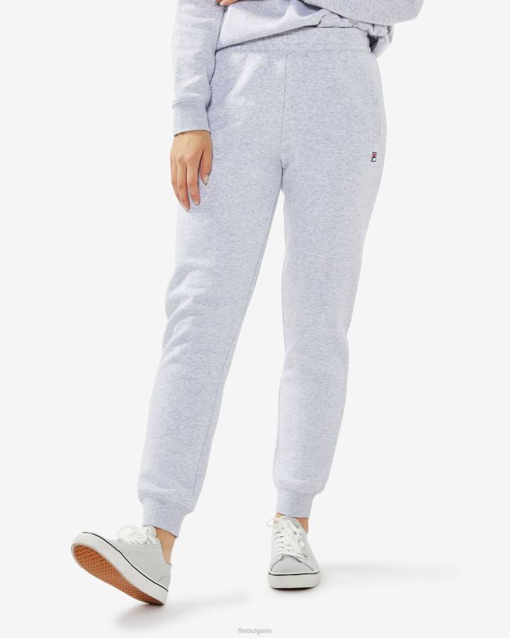 2HNL2512 светлосив мергел FILA Унисекс панталон fila light grey marle badge 3.0
