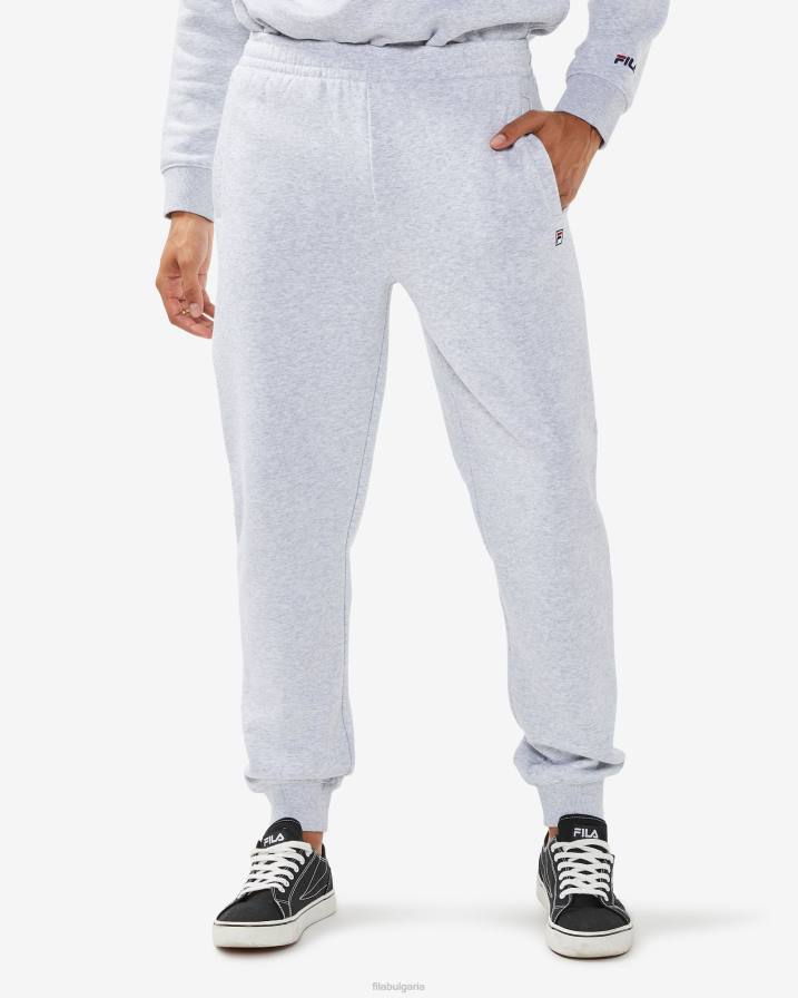 2HNL2512 светлосив мергел FILA Унисекс панталон fila light grey marle badge 3.0