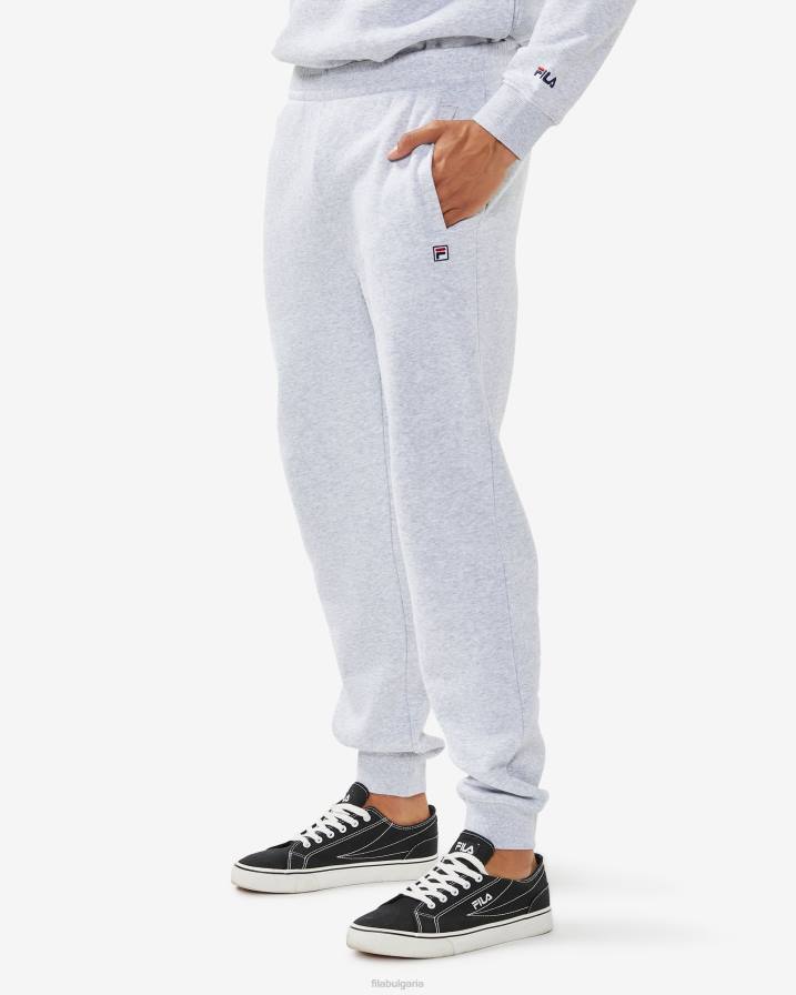 2HNL2512 светлосив мергел FILA Унисекс панталон fila light grey marle badge 3.0