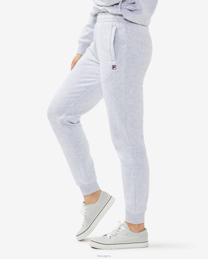 2HNL2512 светлосив мергел FILA Унисекс панталон fila light grey marle badge 3.0