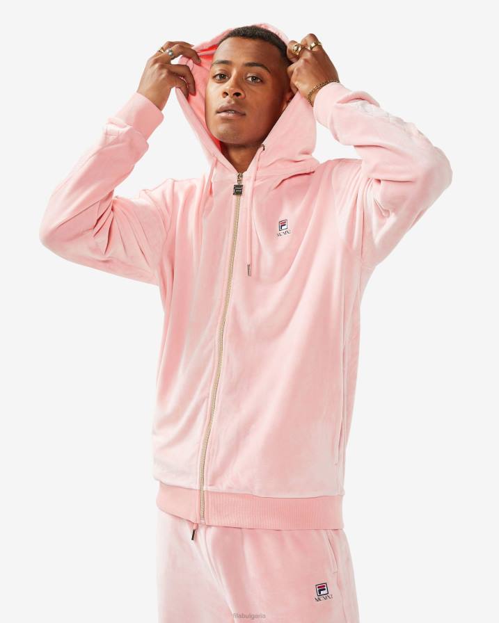 2HNL2523 бледа роза FILA бледо розово фила унисекс яке от трепетлика