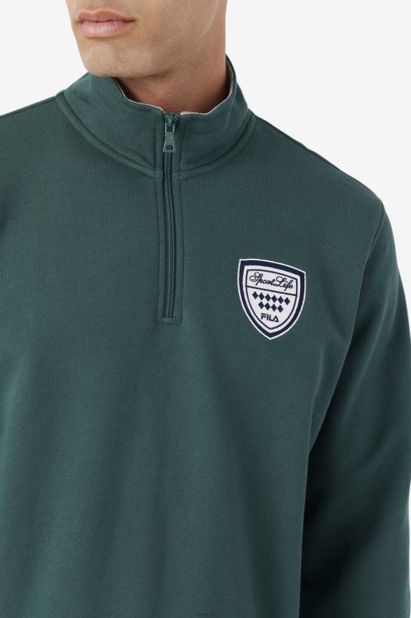 2HNL546 юни буболечка/камък FILA суитшърт с цип юни bug/stone nima 1/4 fila