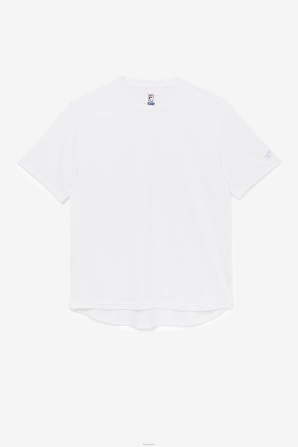 2HNL1104 бяло FILA бяла кисела топка миди подгъв екипаж фила