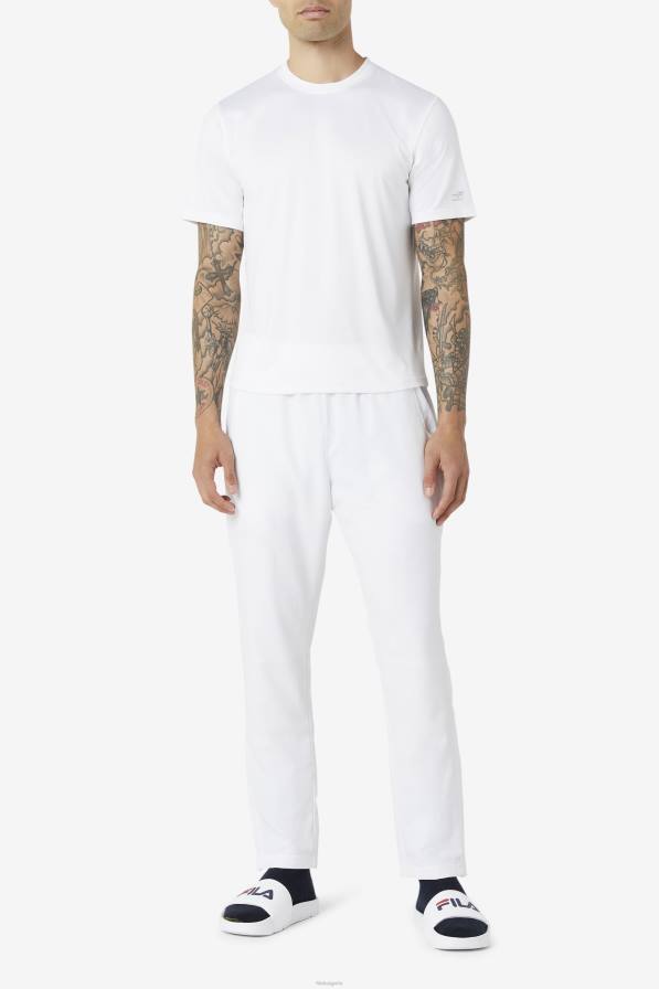 2HNL1104 бяло FILA бяла кисела топка миди подгъв екипаж фила