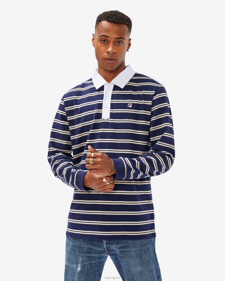 2HNL2566 нов флот FILA fila нова военноморска мъжка значка за ръгби поло