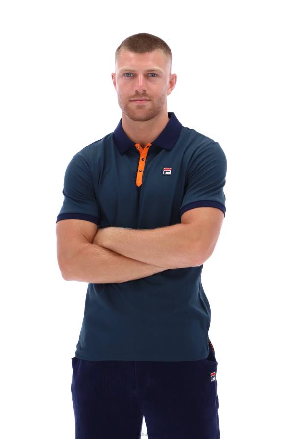 2HNL3314FILA bb1 класическо винтидж модно раирано поло фила