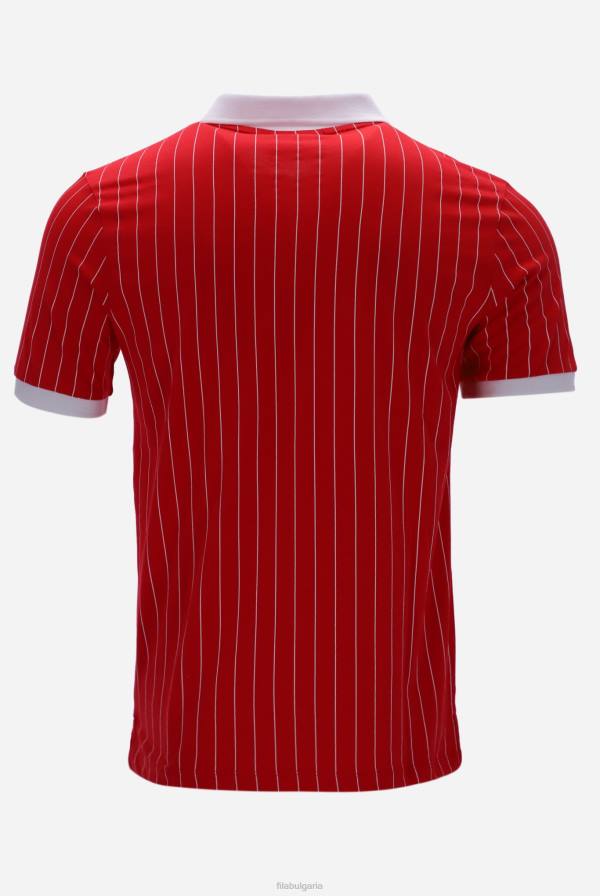 2HNL3336FILA bb1 класически винтидж раирана поло фила мода