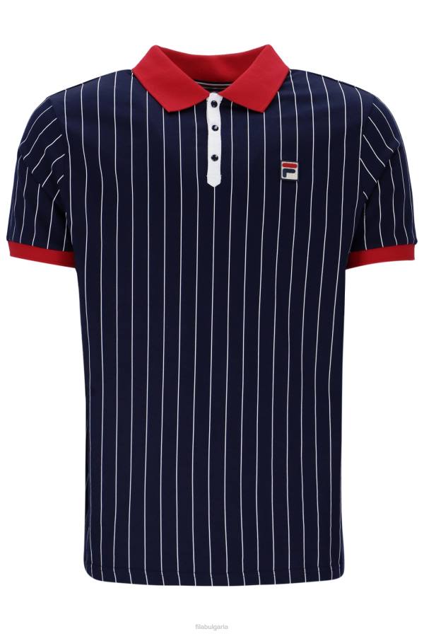 2HNL3339FILA fila fashion bb1 класическо винтидж поло на райета